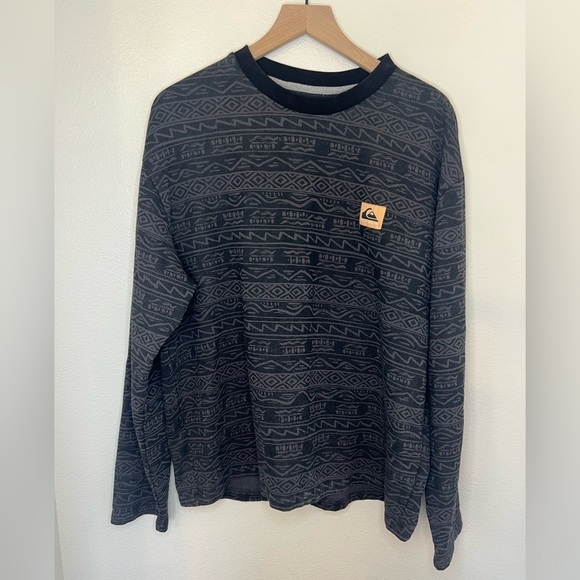 Quiksilver Other - Quiksilver Heritage Printed Crew Sweatshirt Large